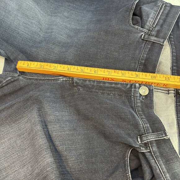 Lafayette 148 NYC Woman’s Mercer Bootcut Cropped Jeans Sz 12‎ Dark Wash Stretch - Picture 8 of 12